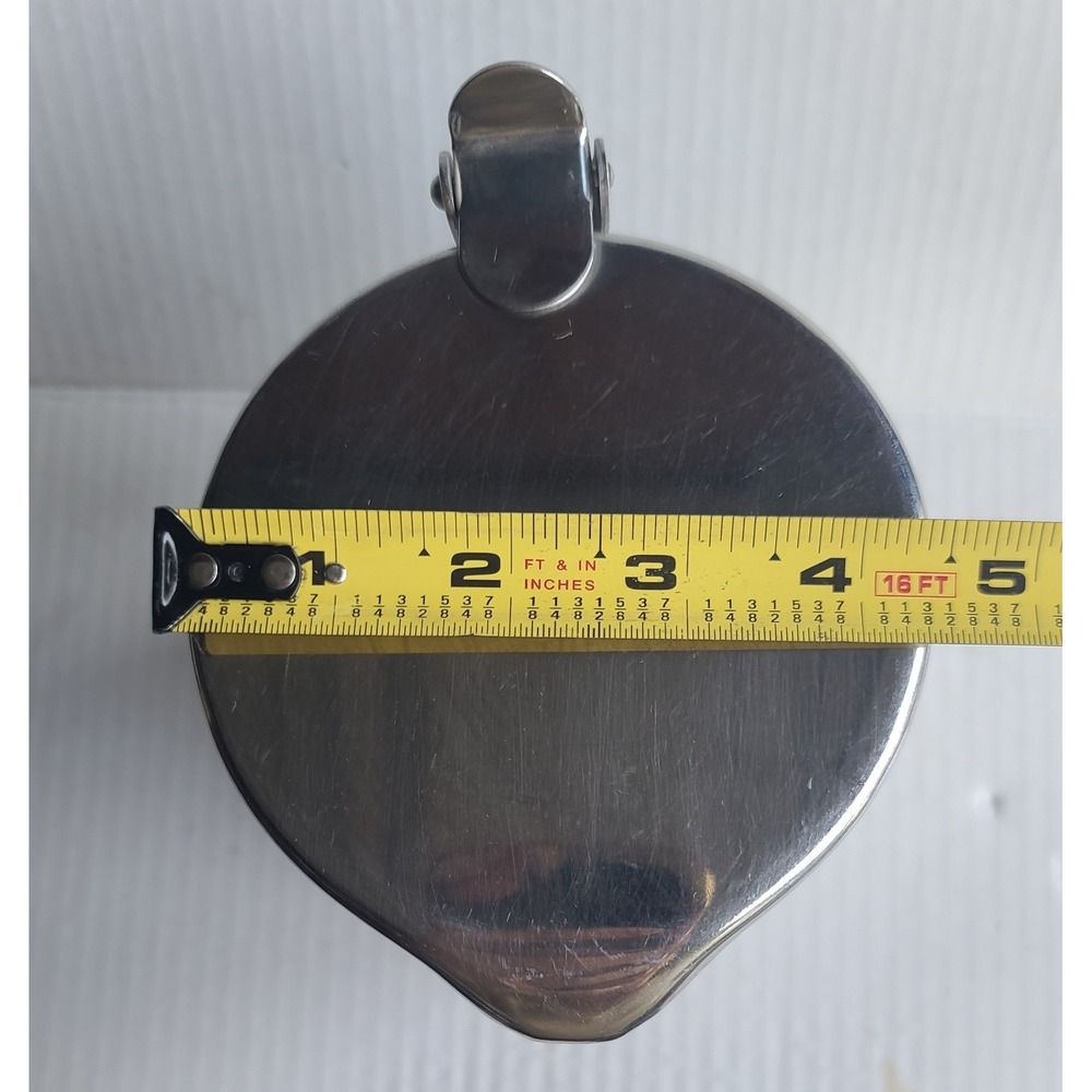 Vintage Polar 18/8 Stainless Steel 44 oz Pitcher Hinged Lid Type S-10 3-56 - Picture 13 of 13